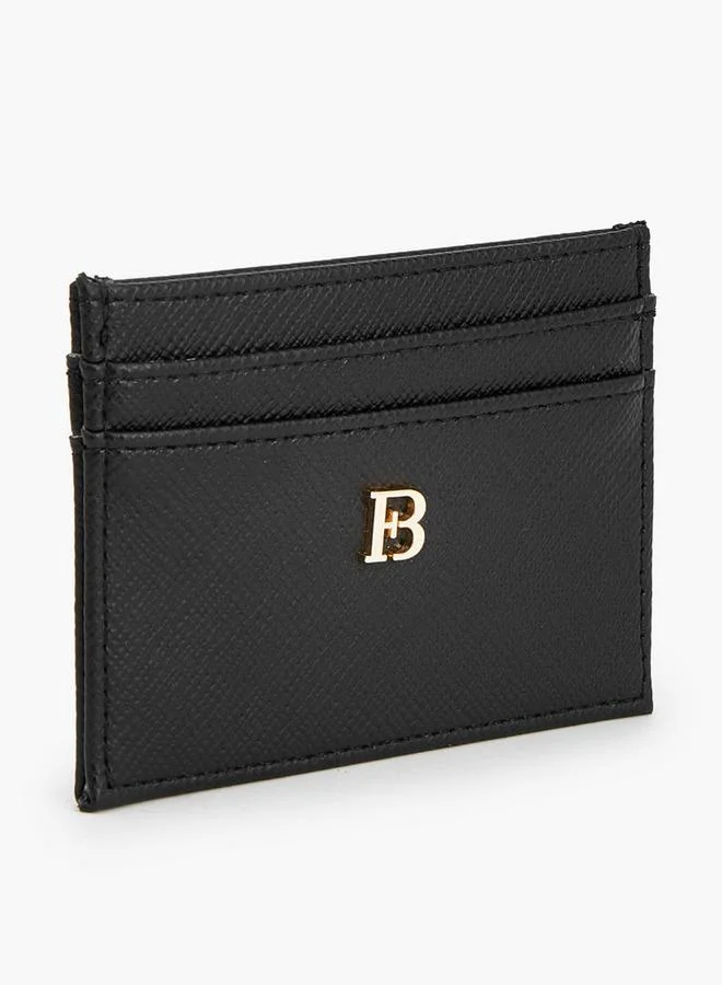 فلورا بيلا من شو إكسبرس Textured Card Holder With Monogram Detail